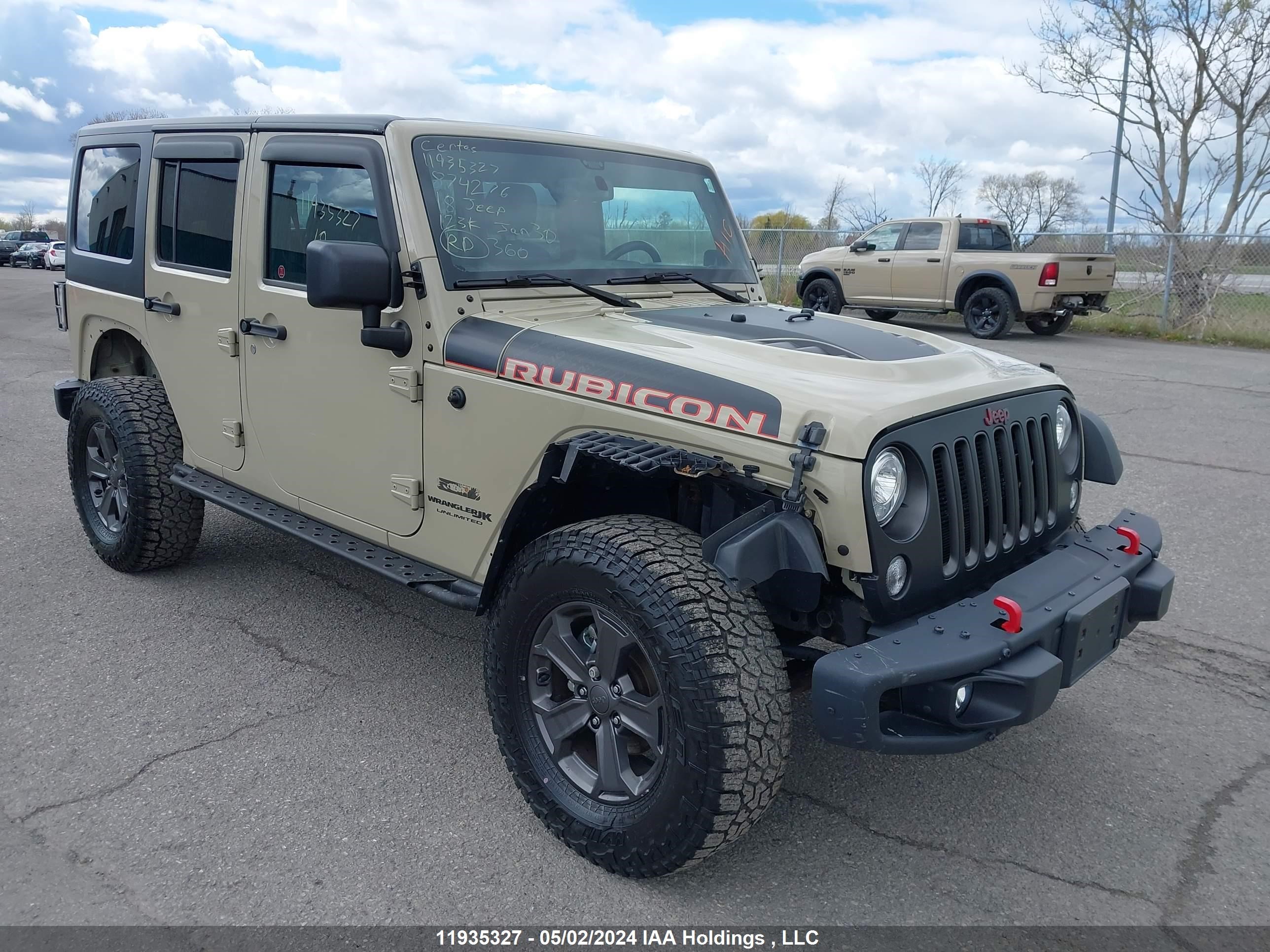 jeep wrangler 2018 1c4hjwfg4jl874276