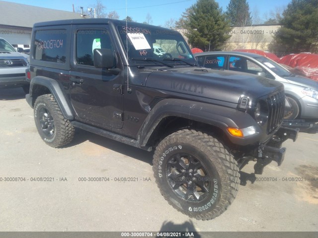 jeep wrangler 2021 1c4hjxag3mw583445