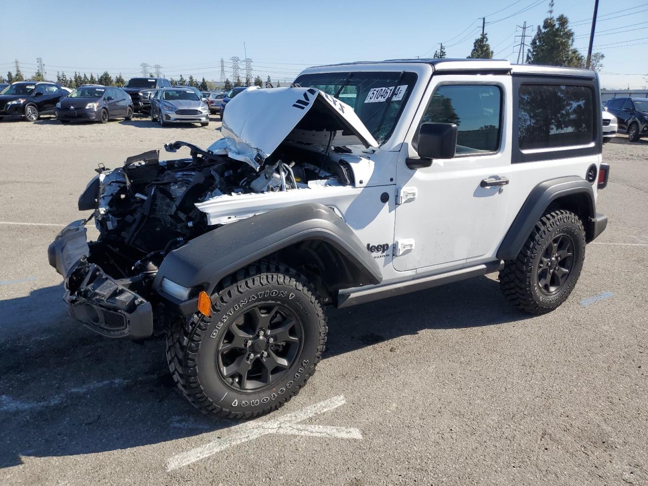 jeep wrangler 2023 1c4hjxag5pw531142