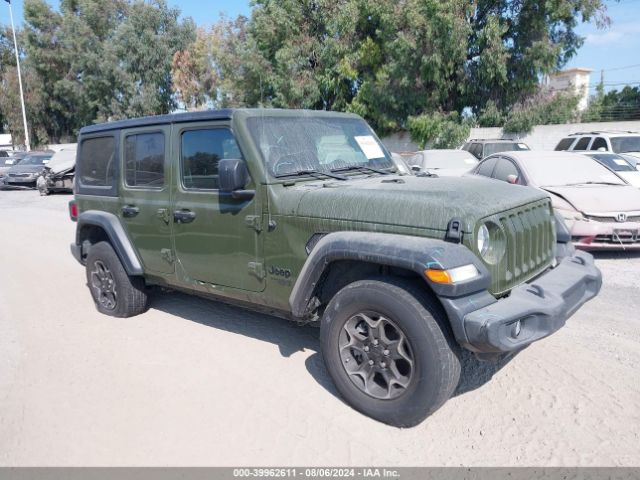 jeep wrangler 2021 1c4hjxdg0mw768712