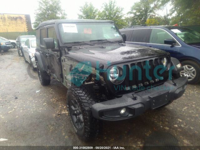 jeep wrangler unlimited 2020 1c4hjxdg1lw315536