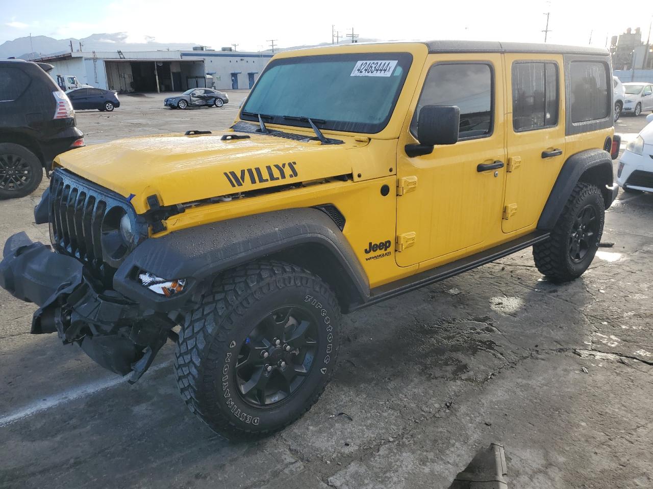 jeep wrangler 2021 1c4hjxdg1mw610850