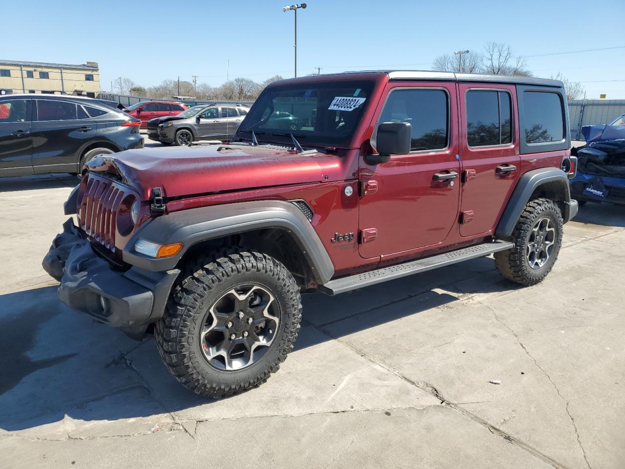 jeep wrangler 2021 1c4hjxdg1mw770842