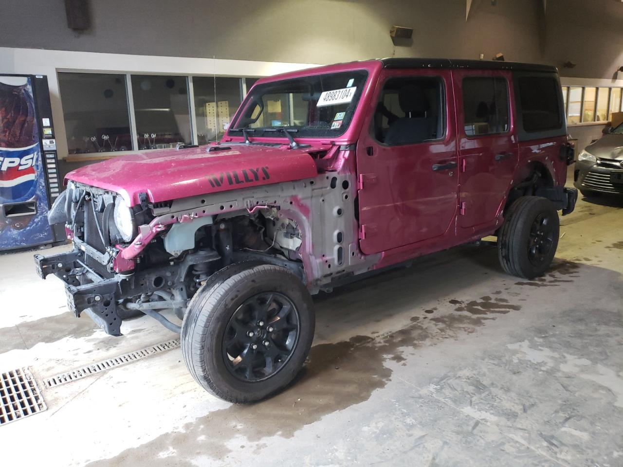 jeep wrangler 2021 1c4hjxdg1mw853686