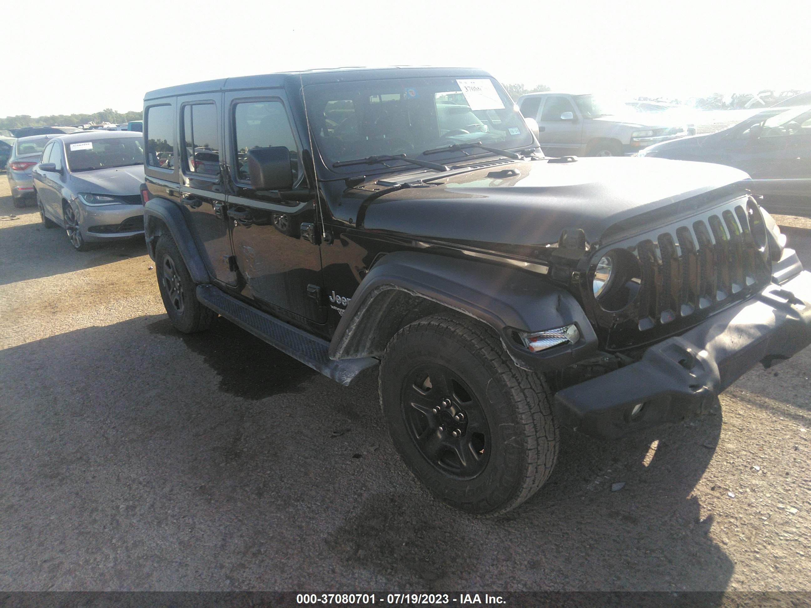 jeep wrangler 2018 1c4hjxdg2jw190396