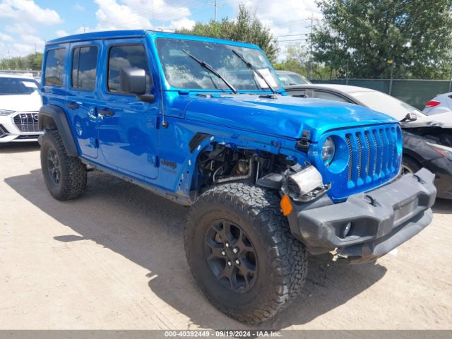 jeep wrangler 2022 1c4hjxdg2nw148445