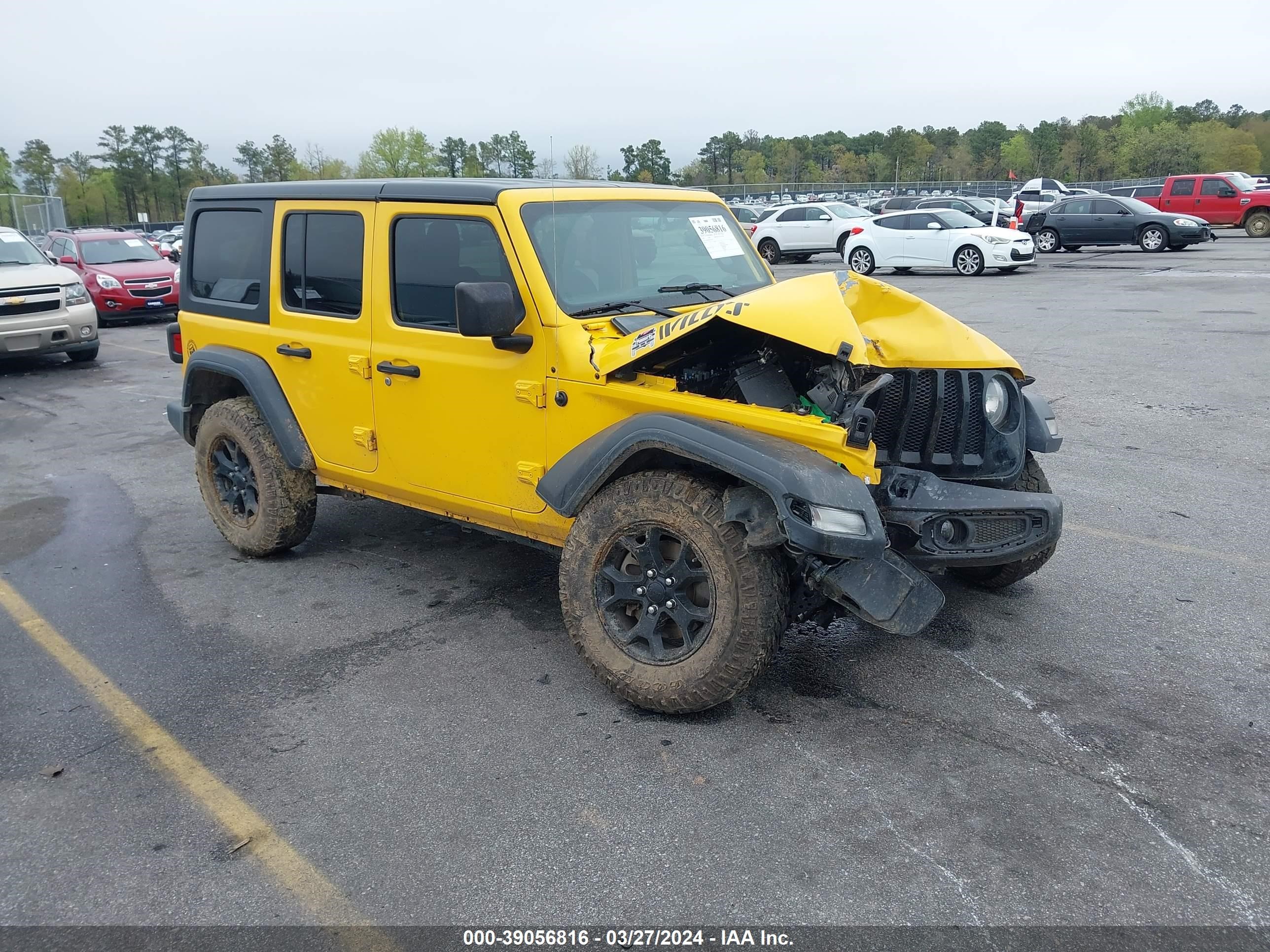 jeep wrangler 2020 1c4hjxdg4lw314297