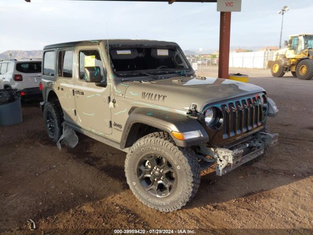 jeep wrangler 2022 1c4hjxdg4nw278145