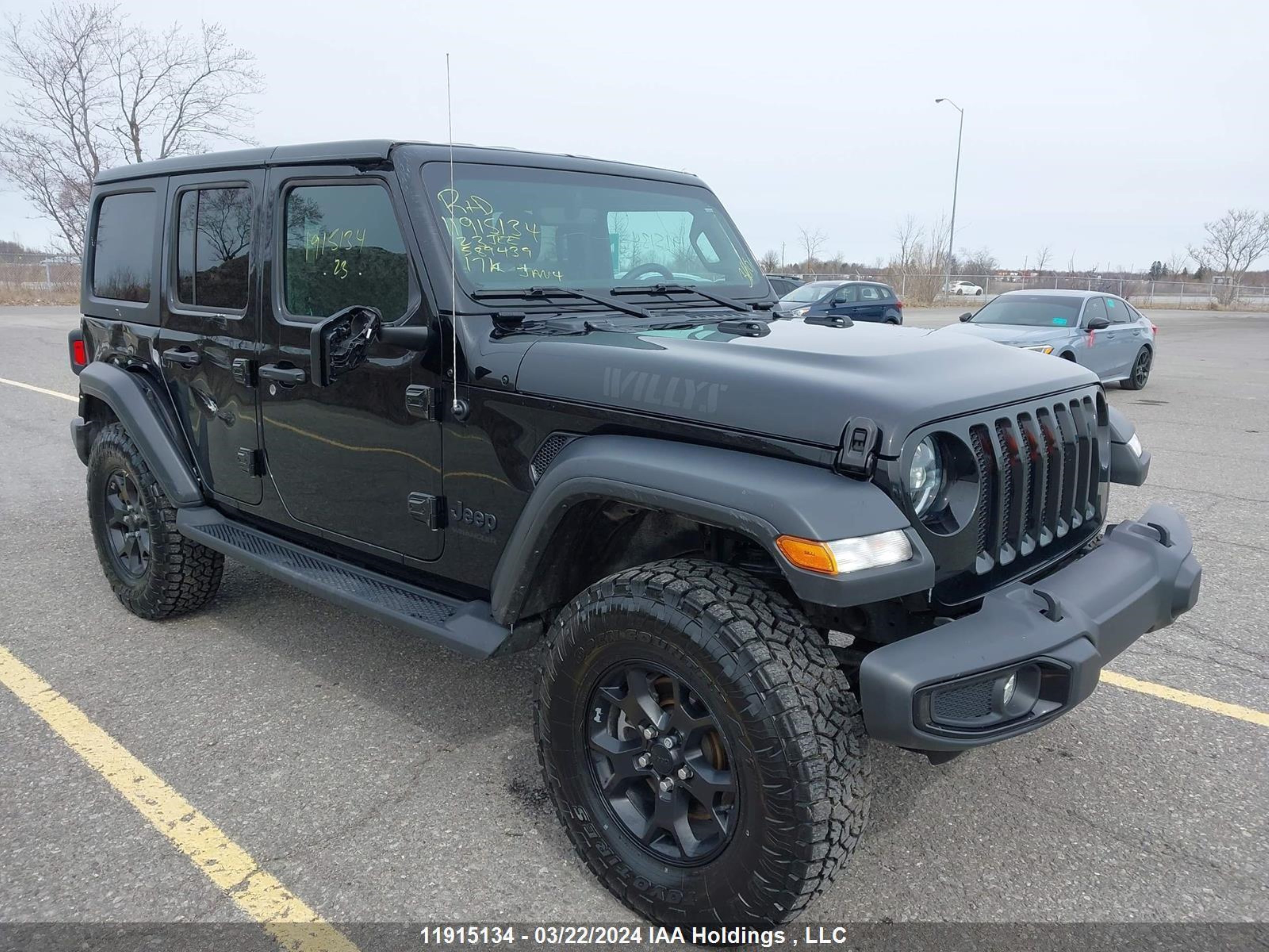 jeep wrangler 2023 1c4hjxdg5pw589439