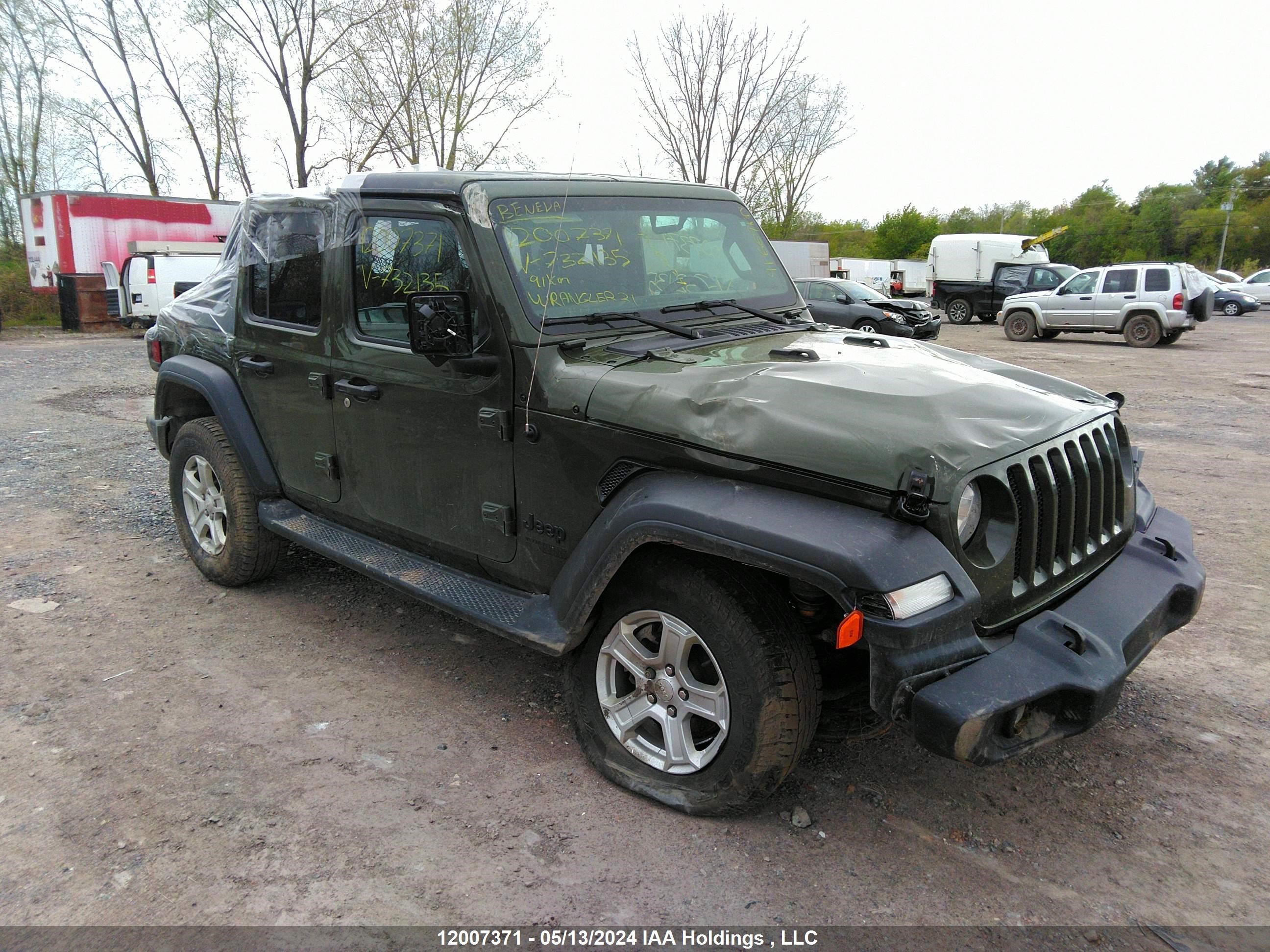 jeep wrangler 2021 1c4hjxdg6mw732135