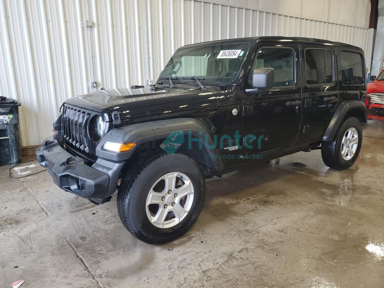 jeep wrangler 2021 1c4hjxdg7mw776144