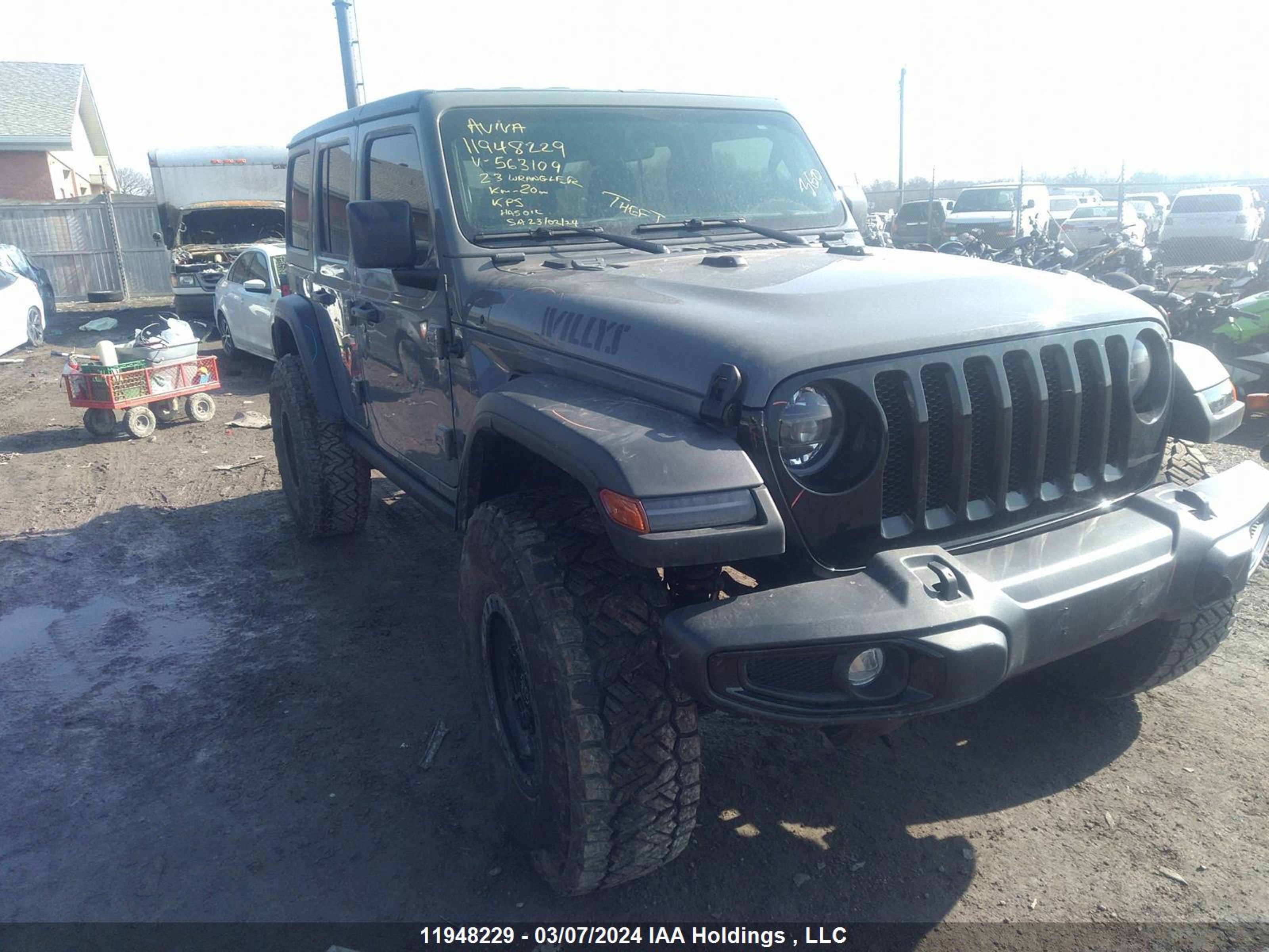 jeep wrangler 2023 1c4hjxdg8pw563109