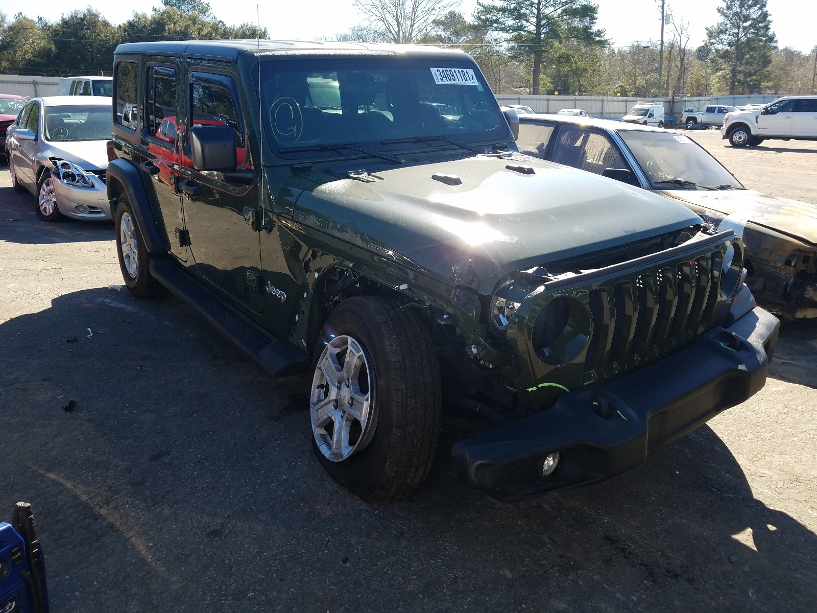 jeep wrangler u 2020 1c4hjxdg9lw291700