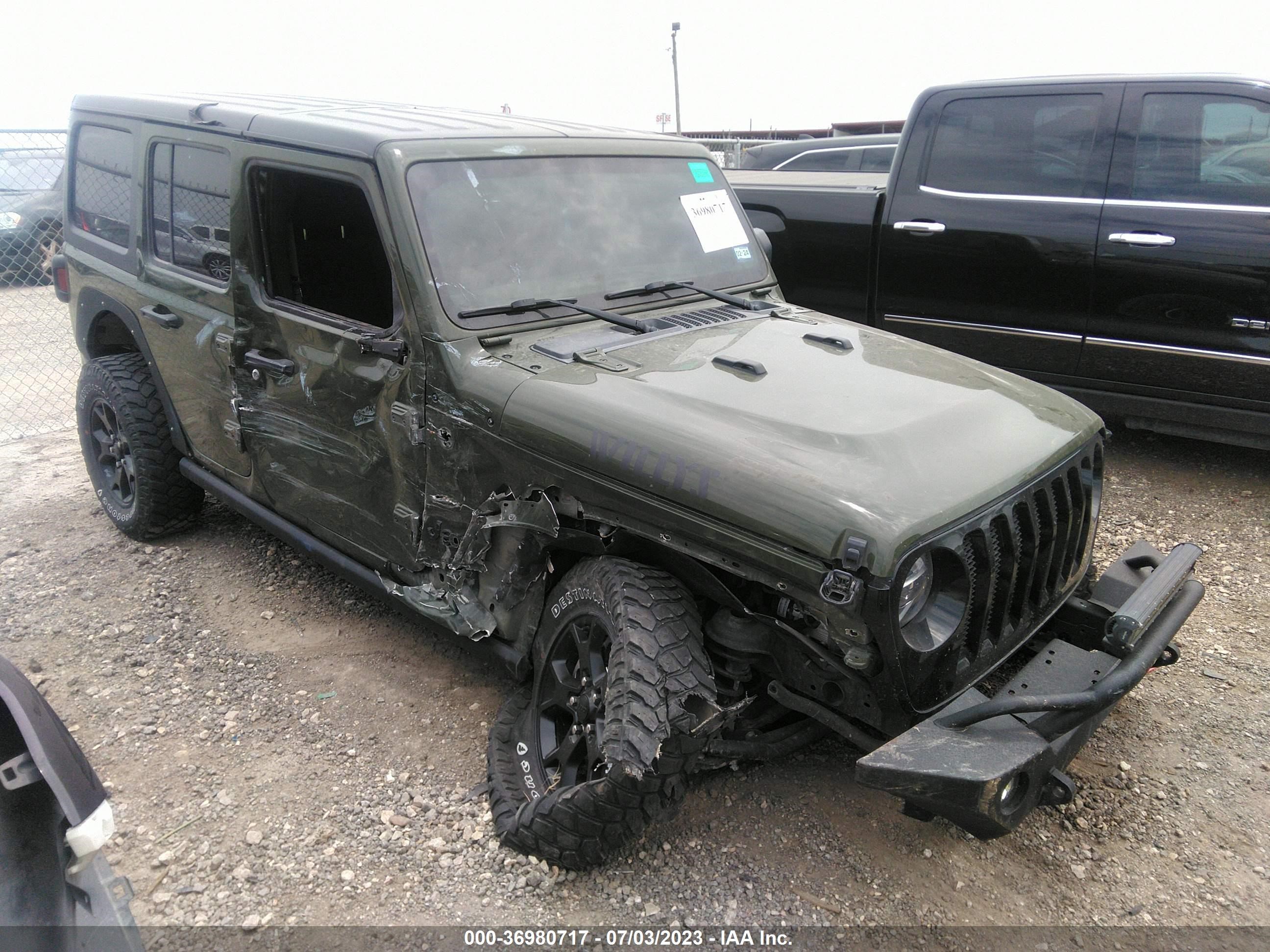 jeep wrangler 2021 1c4hjxdn1mw622513