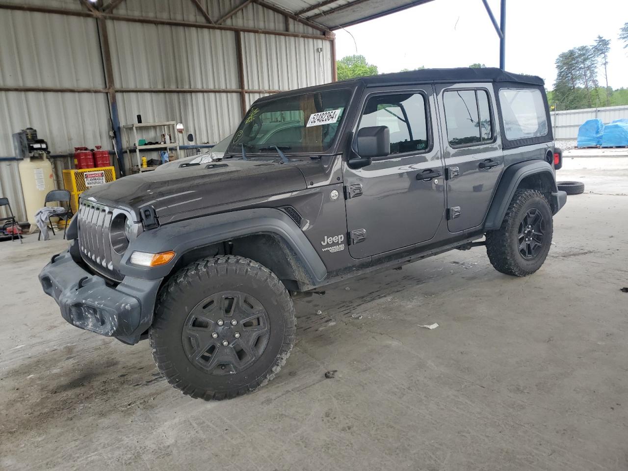 jeep wrangler 2018 1c4hjxdn3jw329546