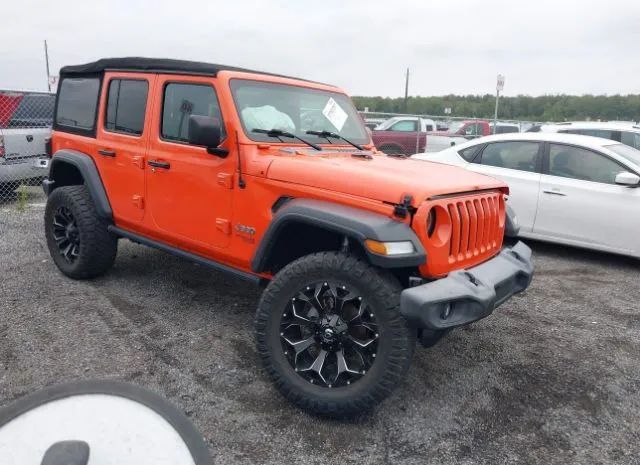 jeep wrangler unlimited 2018 1c4hjxdn7jw246993