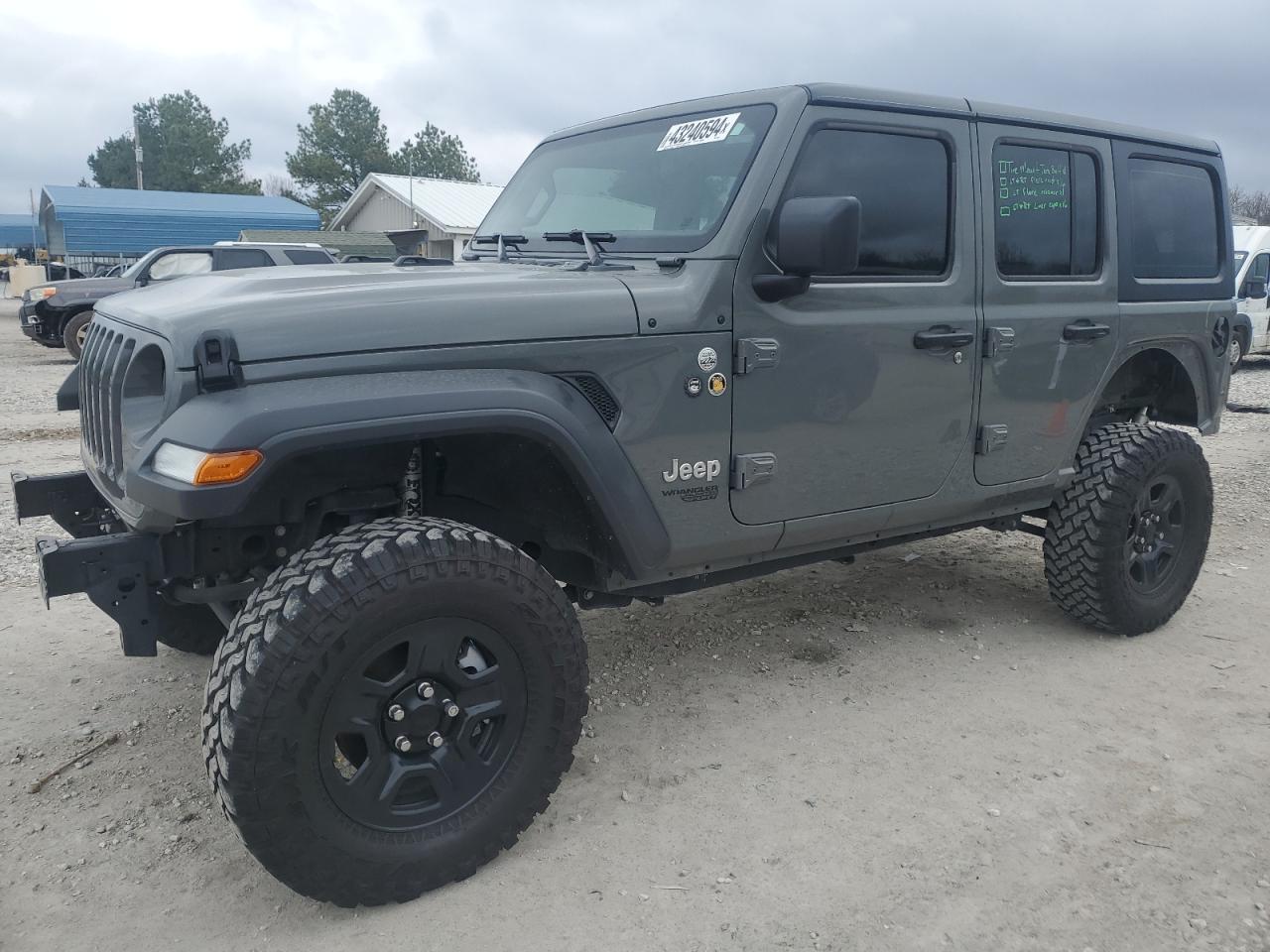 jeep wrangler 2018 1c4hjxdn8jw248915