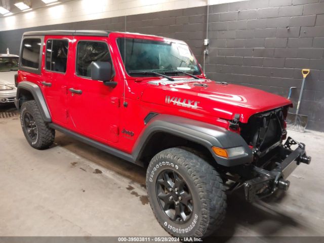 jeep wrangler unlimited 2021 1c4hjxdn8mw609287