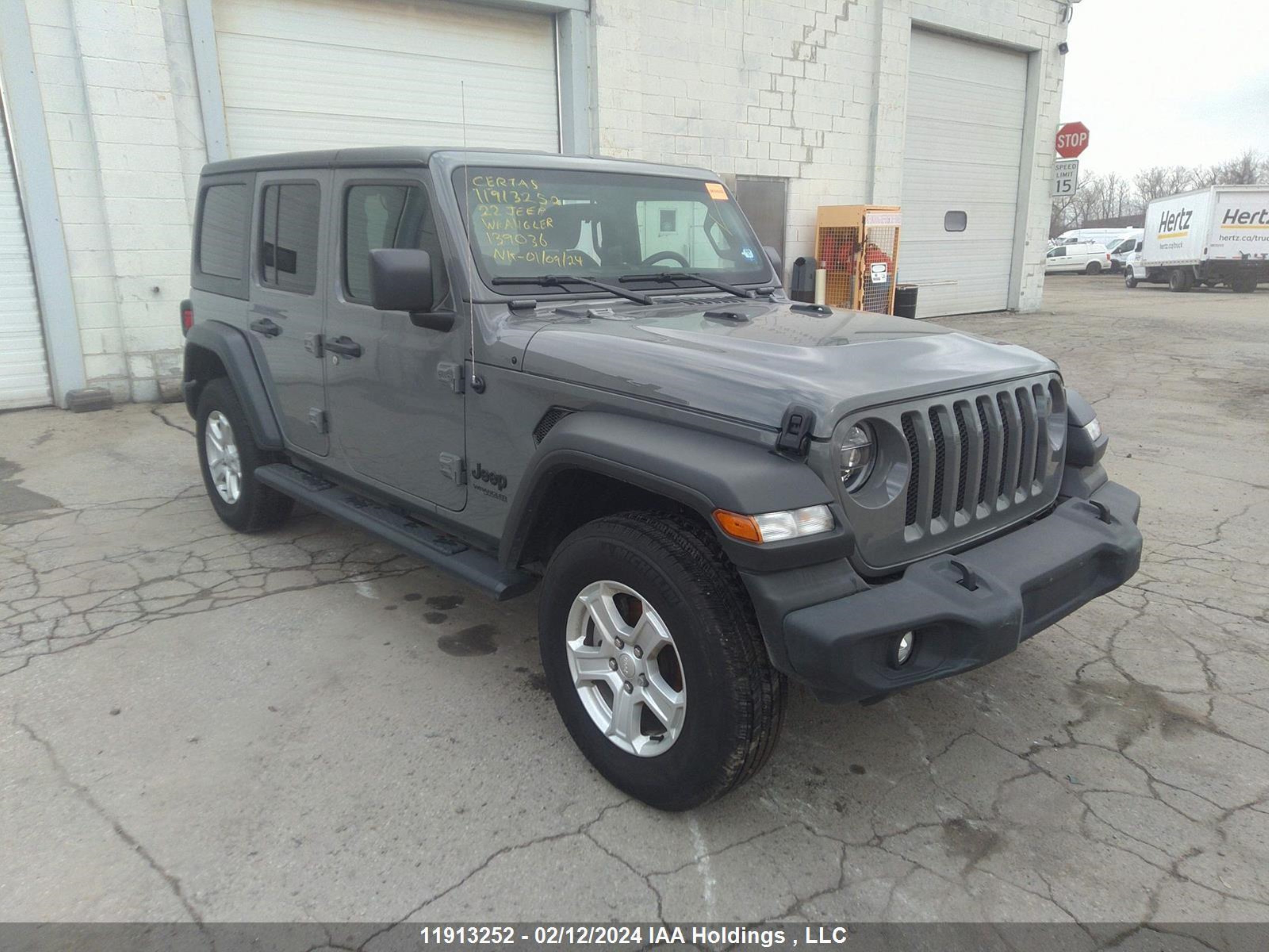 jeep wrangler 2022 1c4hjxdn8nw139036