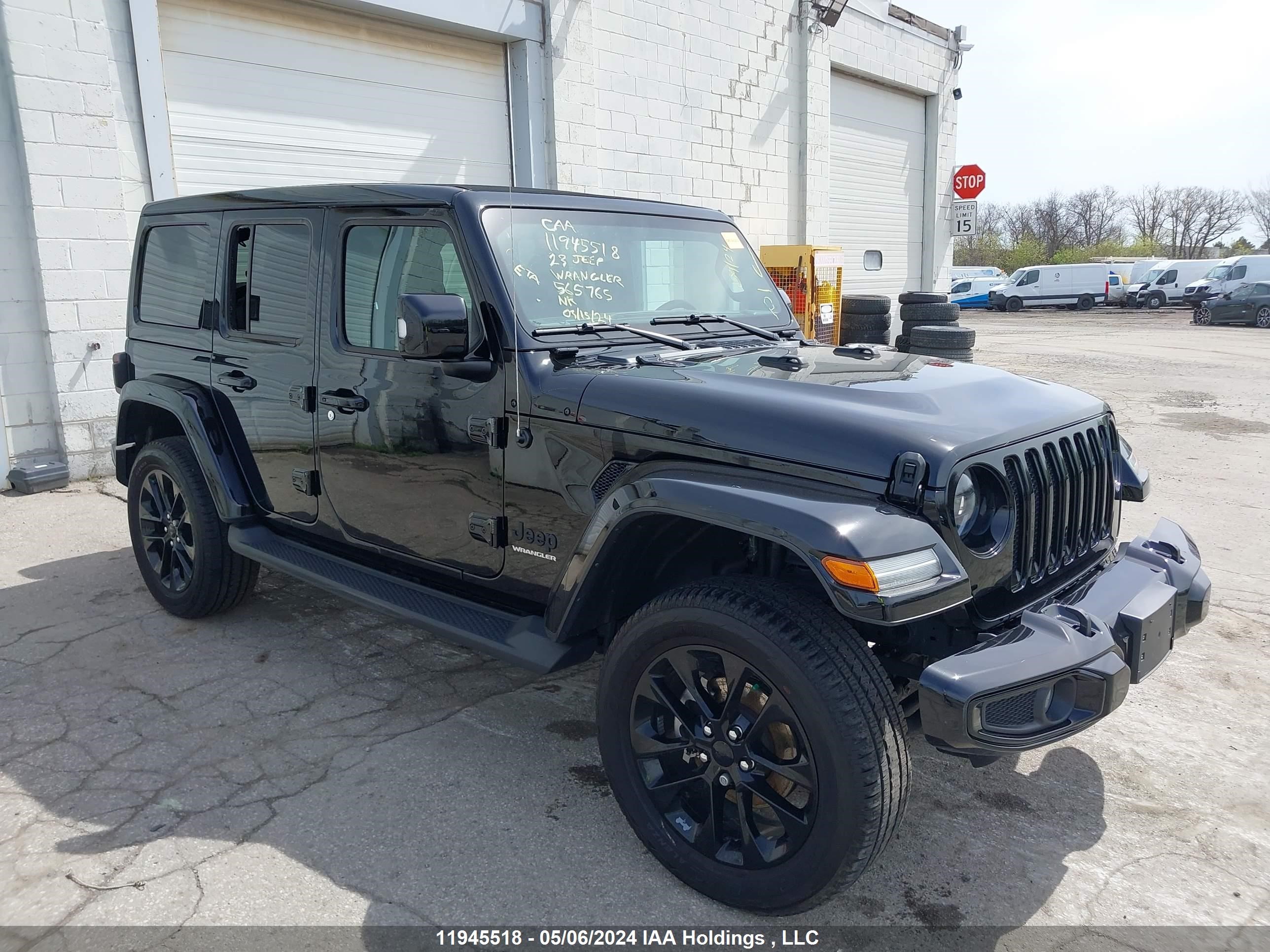 jeep wrangler 2023 1c4hjxegxpw565765