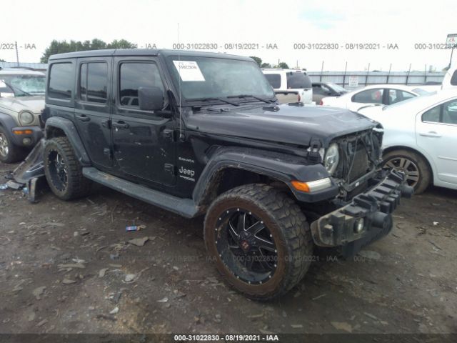 jeep wrangler unlimited 2018 1c4hjxen3jw142502