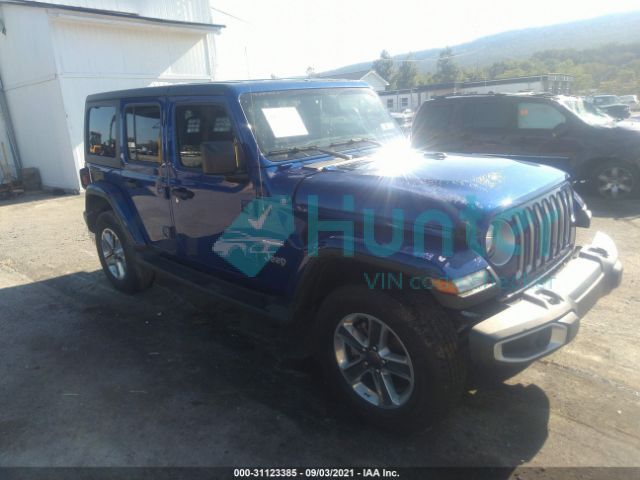 jeep wrangler unlimited 2019 1c4hjxen3kw624033