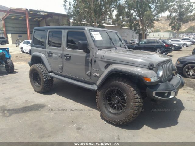 jeep wrangler unlimited 2018 1c4hjxen4jw204375