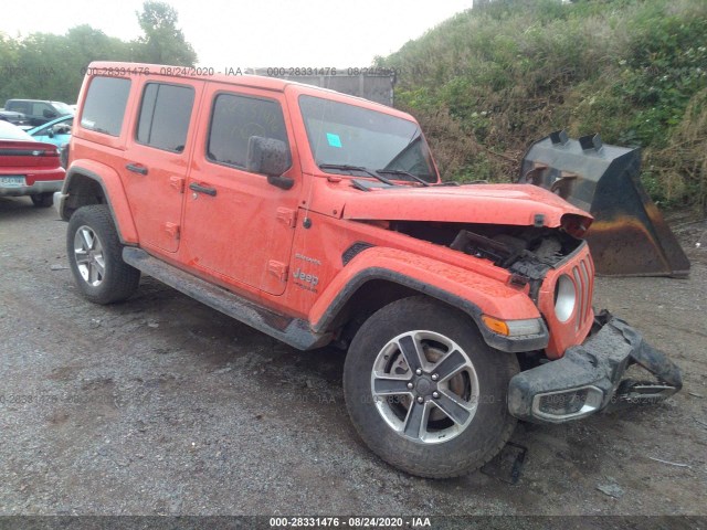 jeep wrangler unlimited 2019 1c4hjxen5kw520076