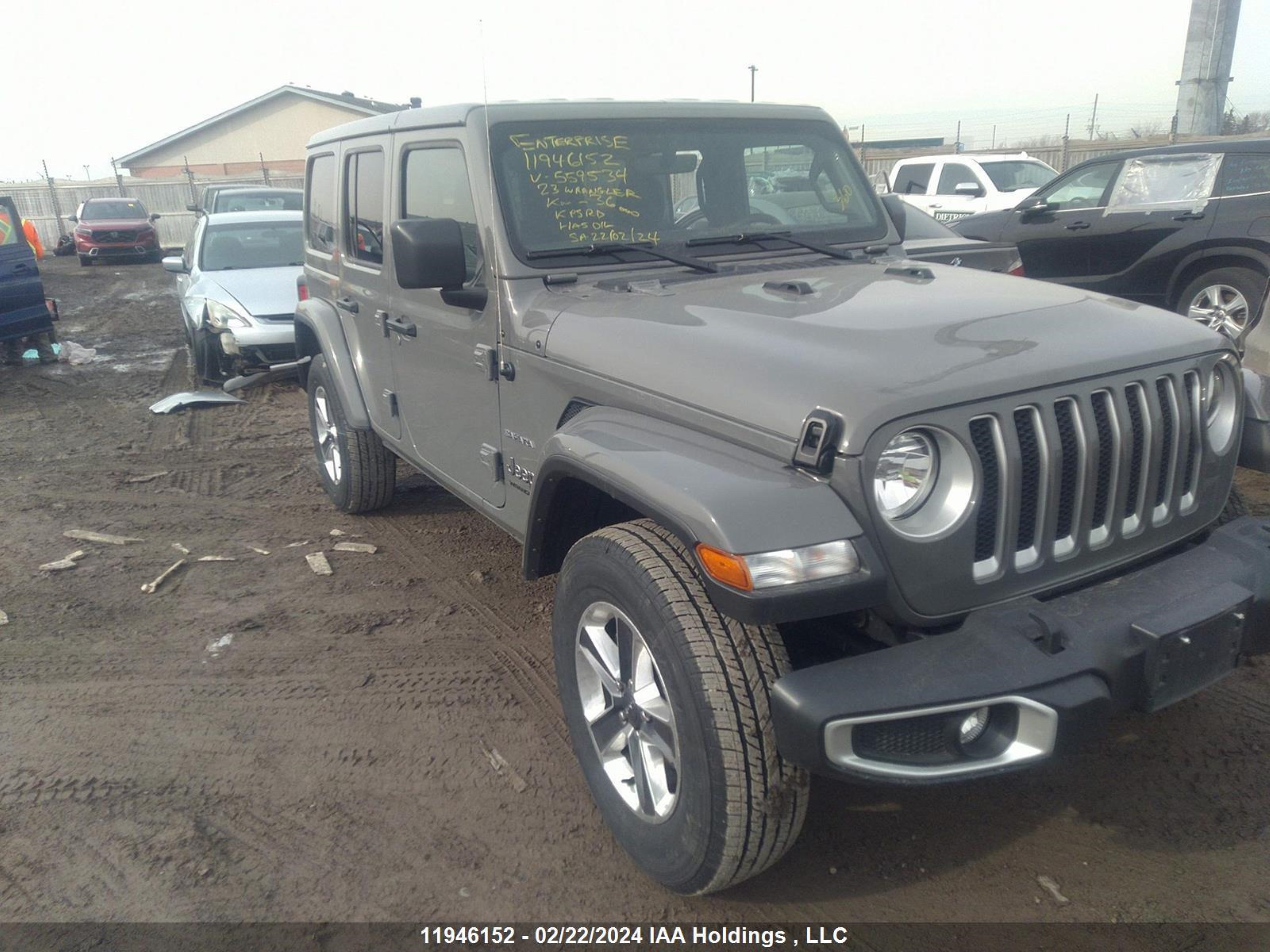 jeep wrangler 2023 1c4hjxen7pw559534