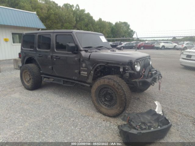 jeep wrangler unlimited 2018 1c4hjxen9jw260179