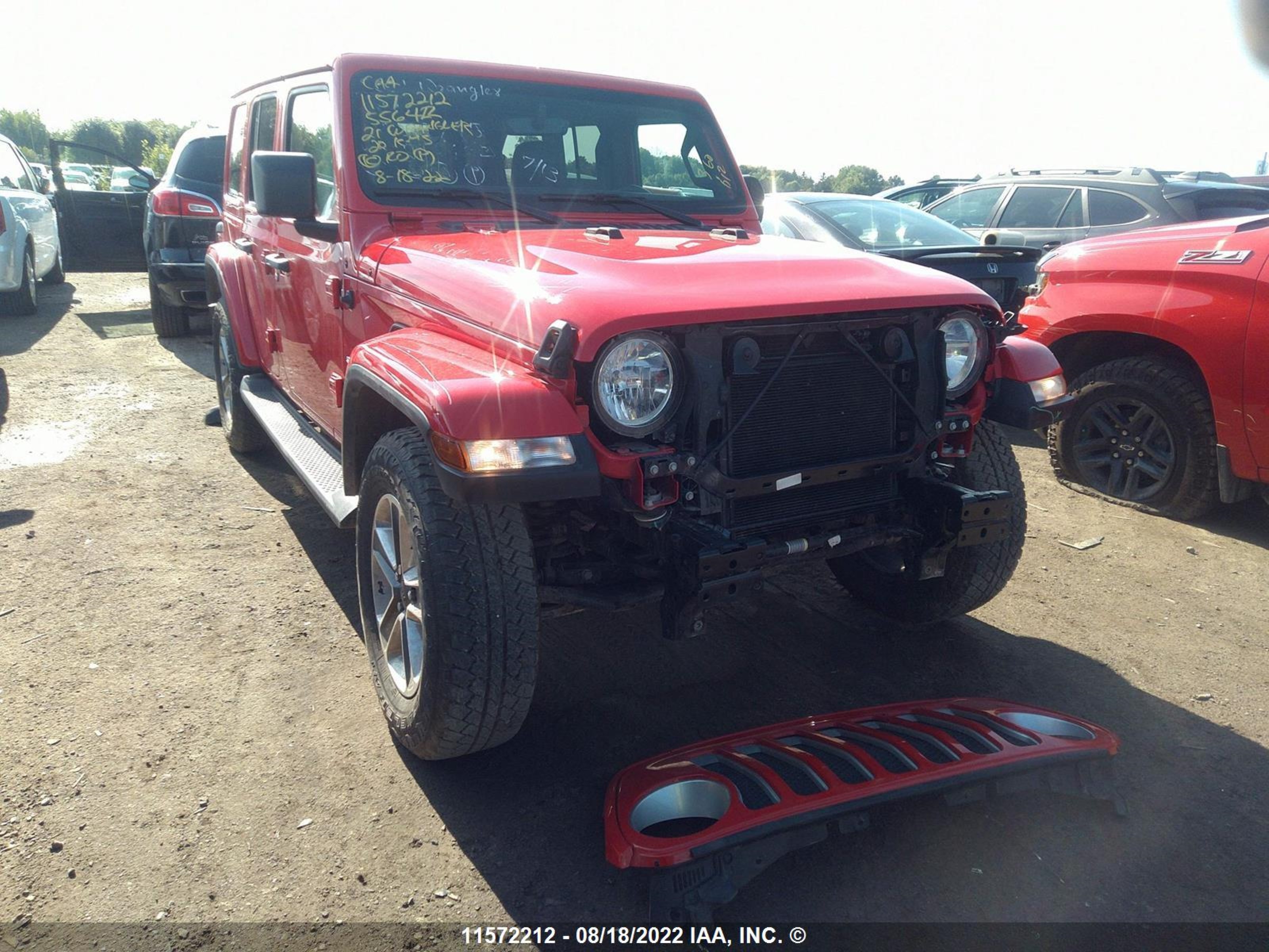 jeep wrangler 2021 1c4hjxen9mw556422