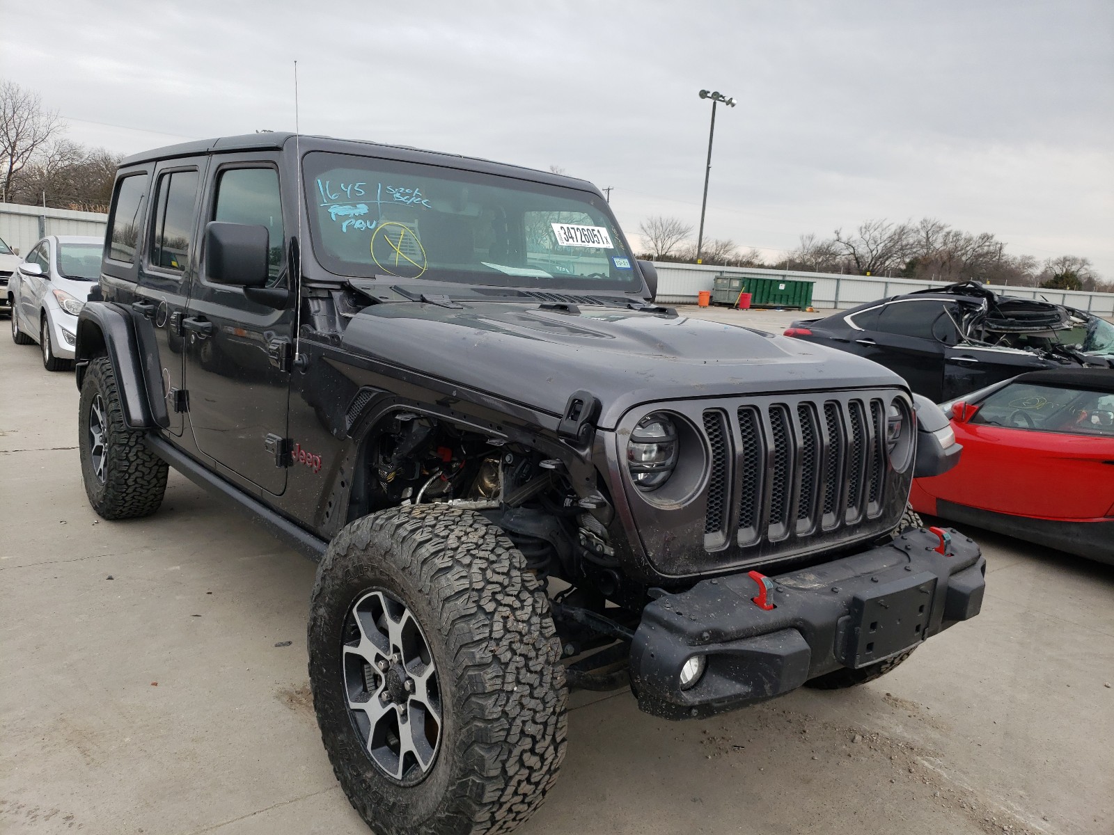 jeep wrangler u 2020 1c4hjxfg0lw106589