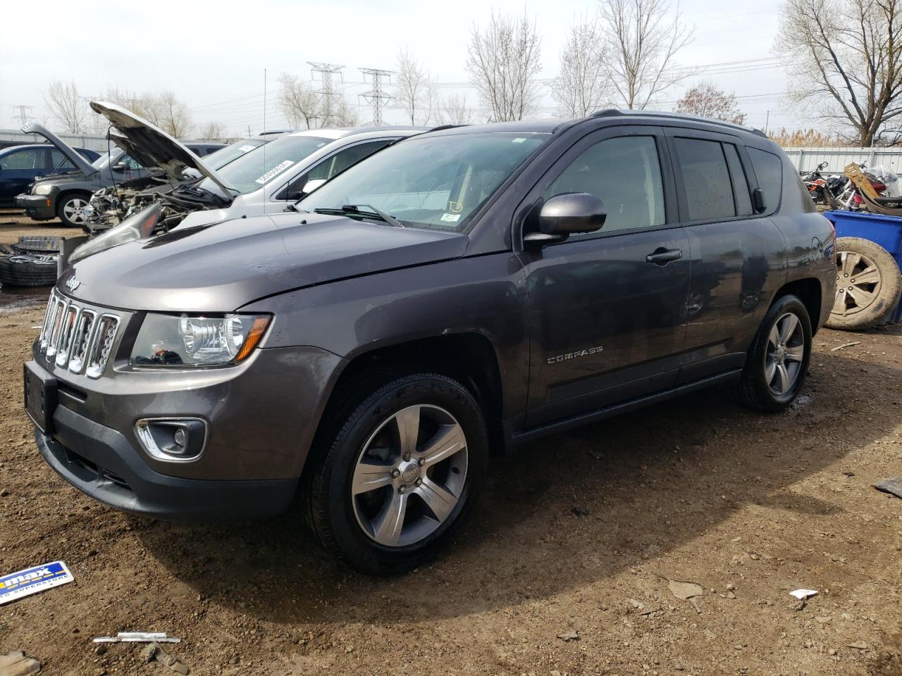 jeep compass 2017 1c4njdebxhd129629