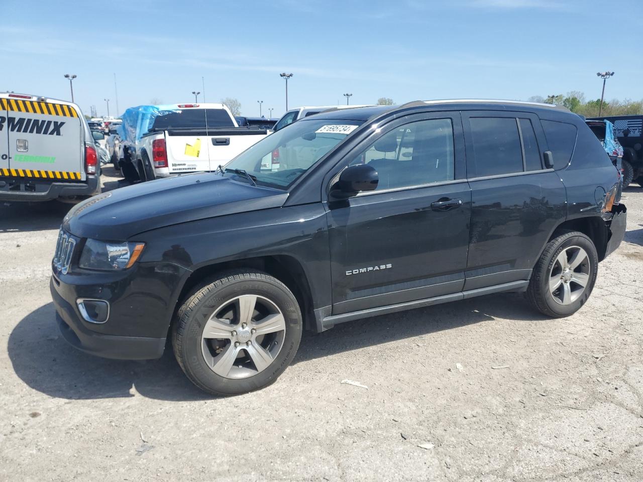 jeep compass 2017 1c4njdebxhd193301