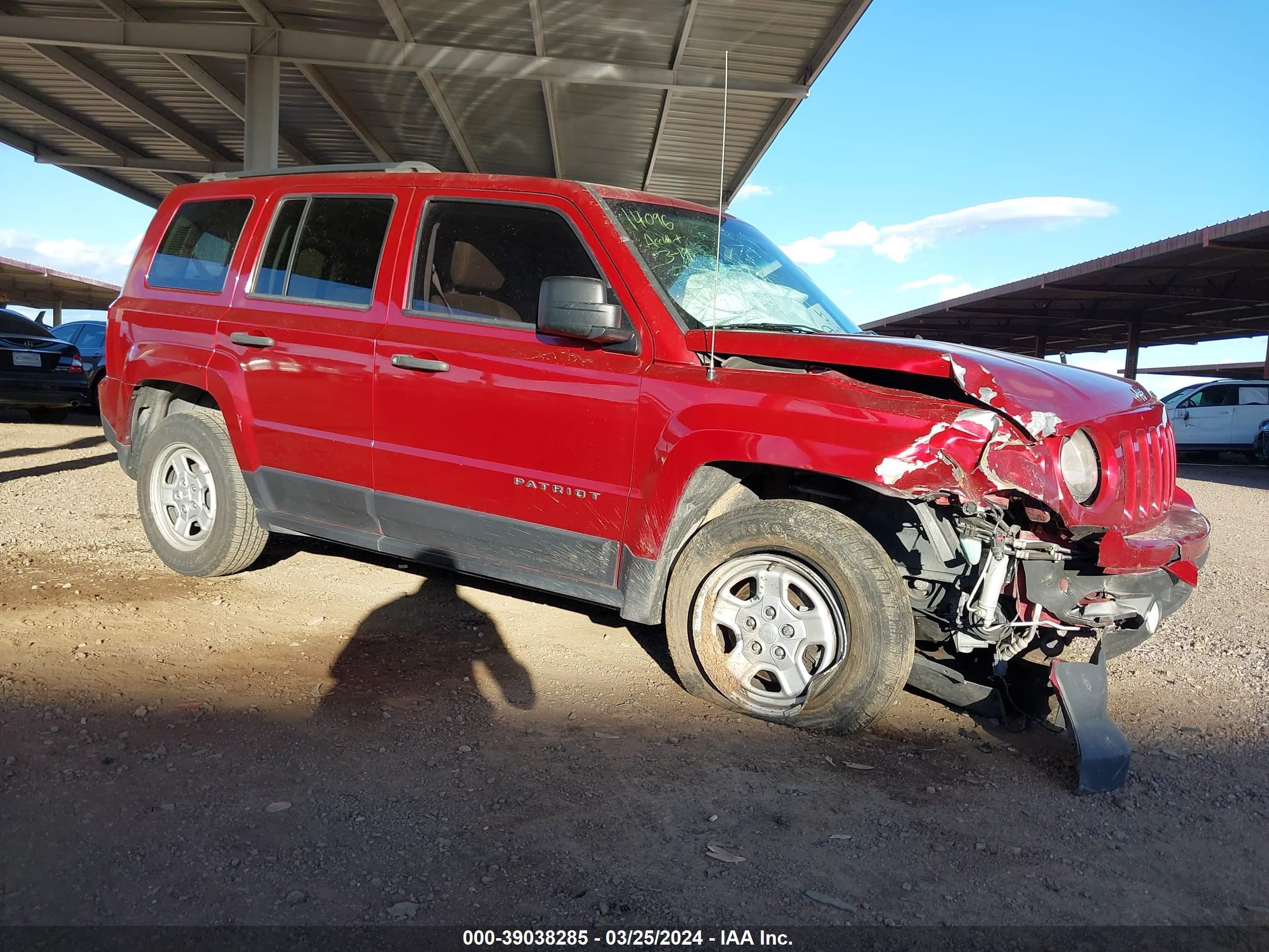 jeep liberty (patriot) 2016 1c4njpba0gd698775