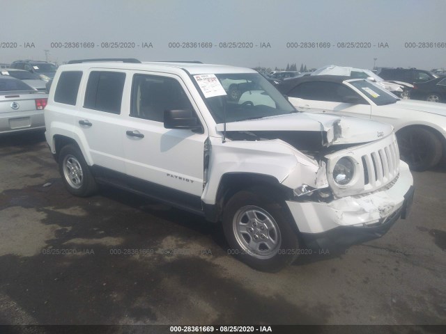 jeep patriot 2016 1c4njpba1gd561229