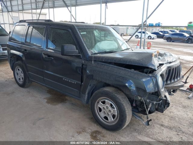 jeep patriot 2016 1c4njpba1gd575583