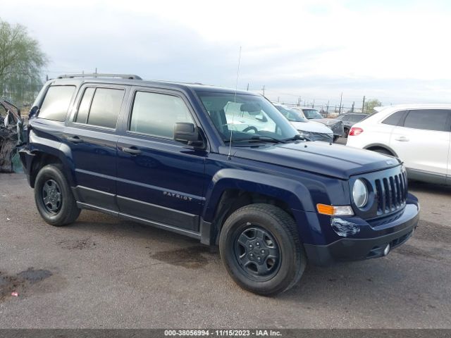 jeep patriot 2016 1c4njpba6gd569309