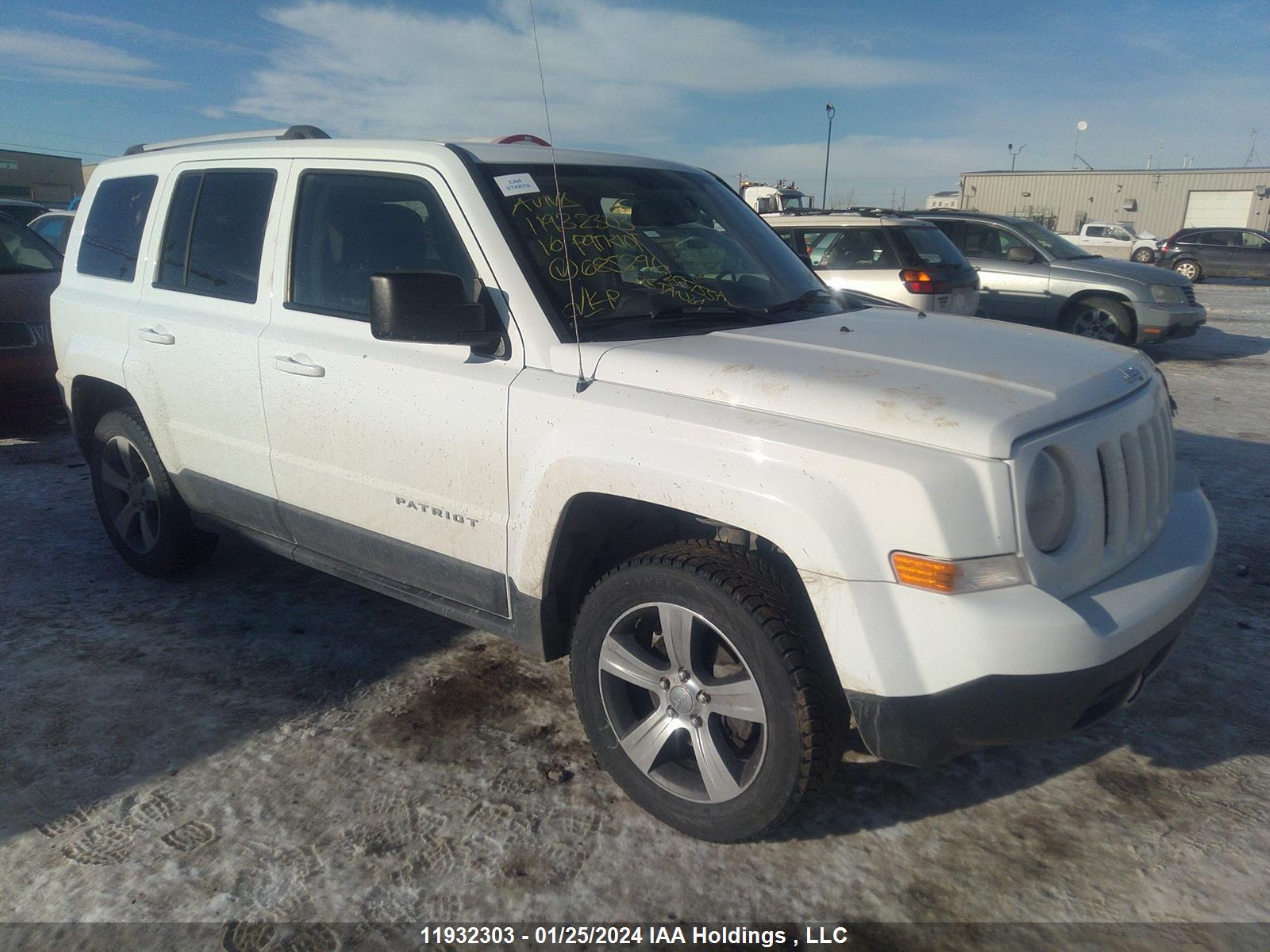 jeep liberty (patriot) 2016 1c4njrab3gd685296