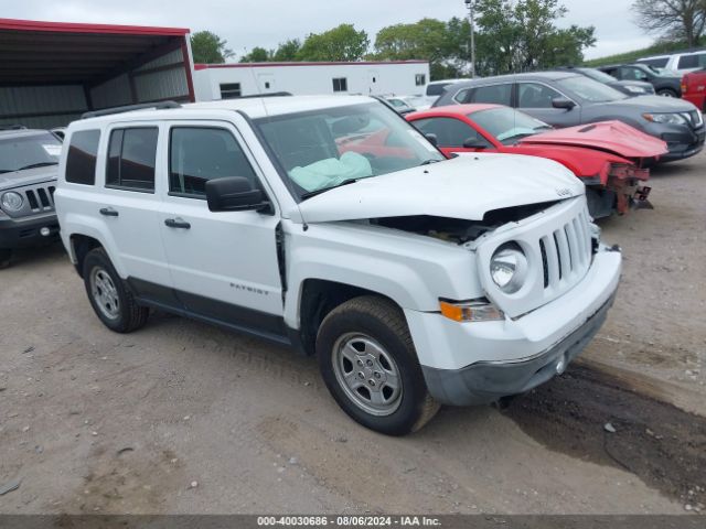 jeep patriot 2016 1c4njrbb5gd572917