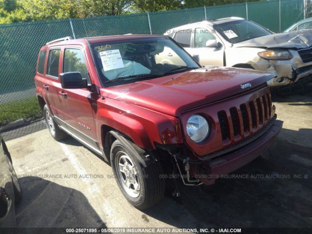 jeep patriot 2016 1c4njrbb8gd614190