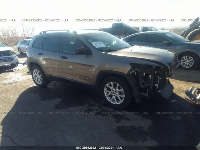 jeep cherokee 2016 1c4pjlab4gw274600