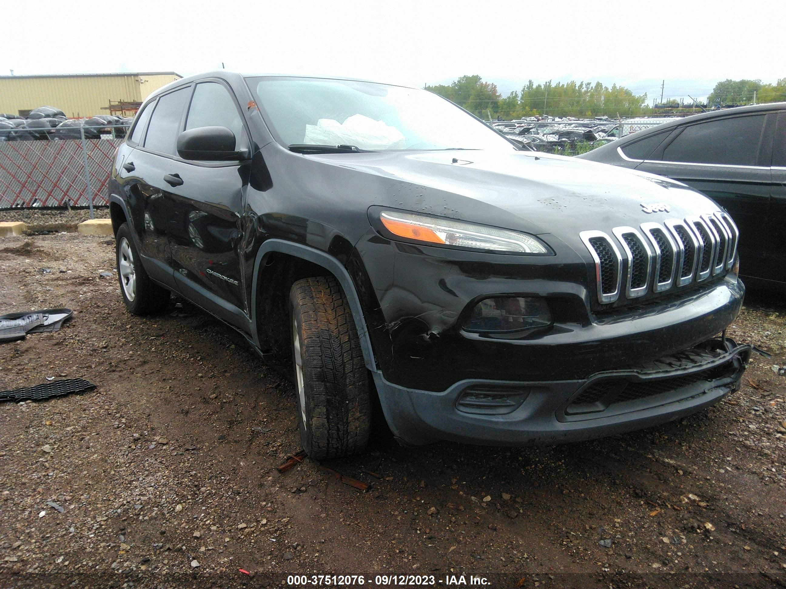 jeep cherokee 2016 1c4pjlab6gw116095