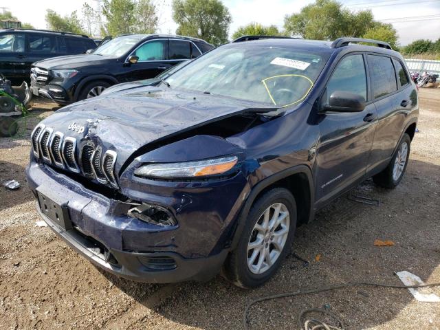 jeep cherokee s 2016 1c4pjlab6gw297361