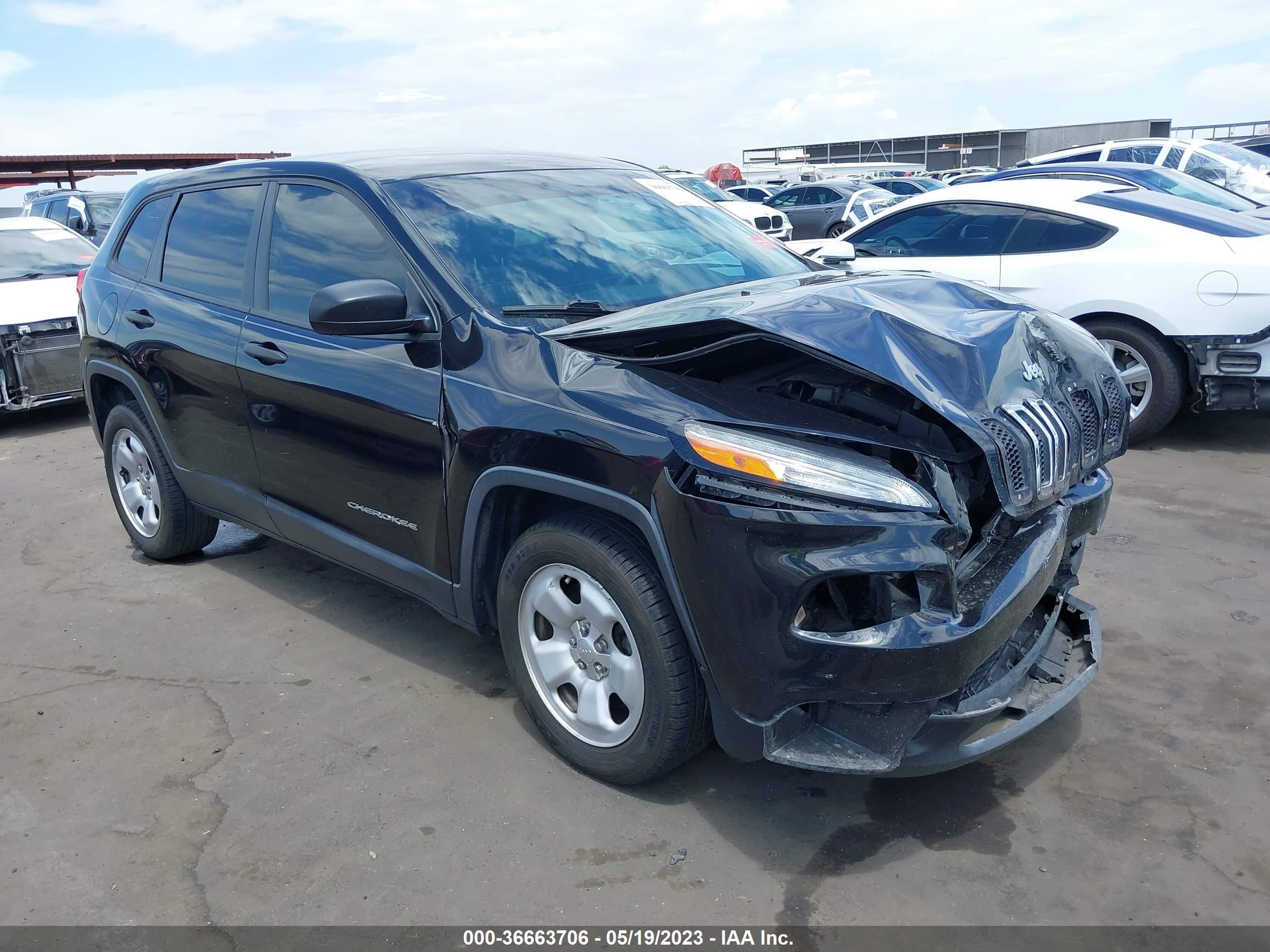 jeep cherokee 2016 1c4pjlab7gw177567