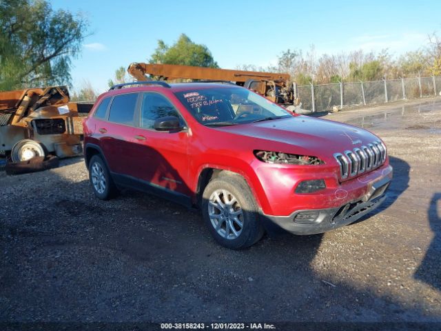 jeep cherokee 2016 1c4pjlab7gw207635