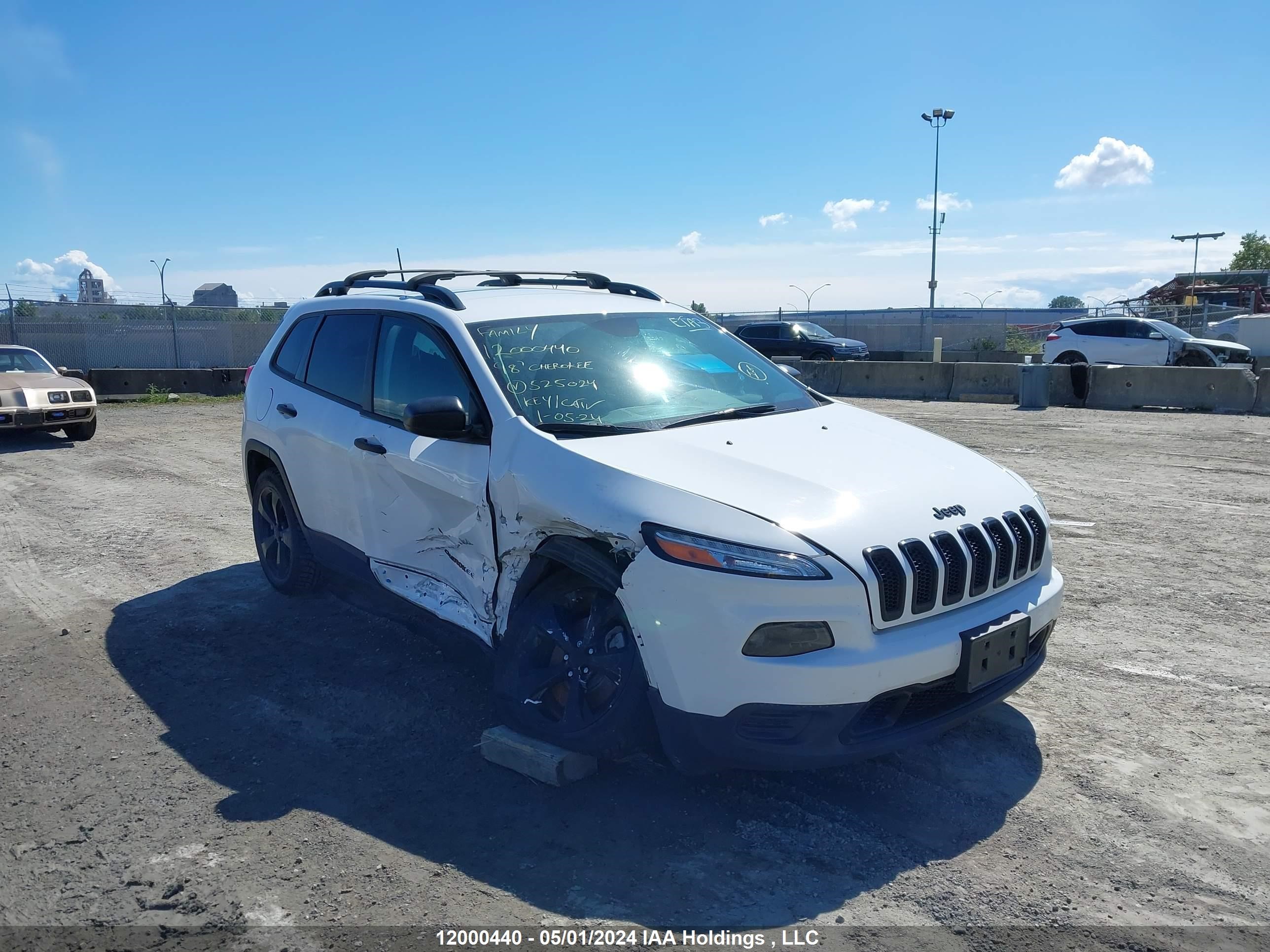 jeep cherokee 2018 1c4pjlab8jd525024