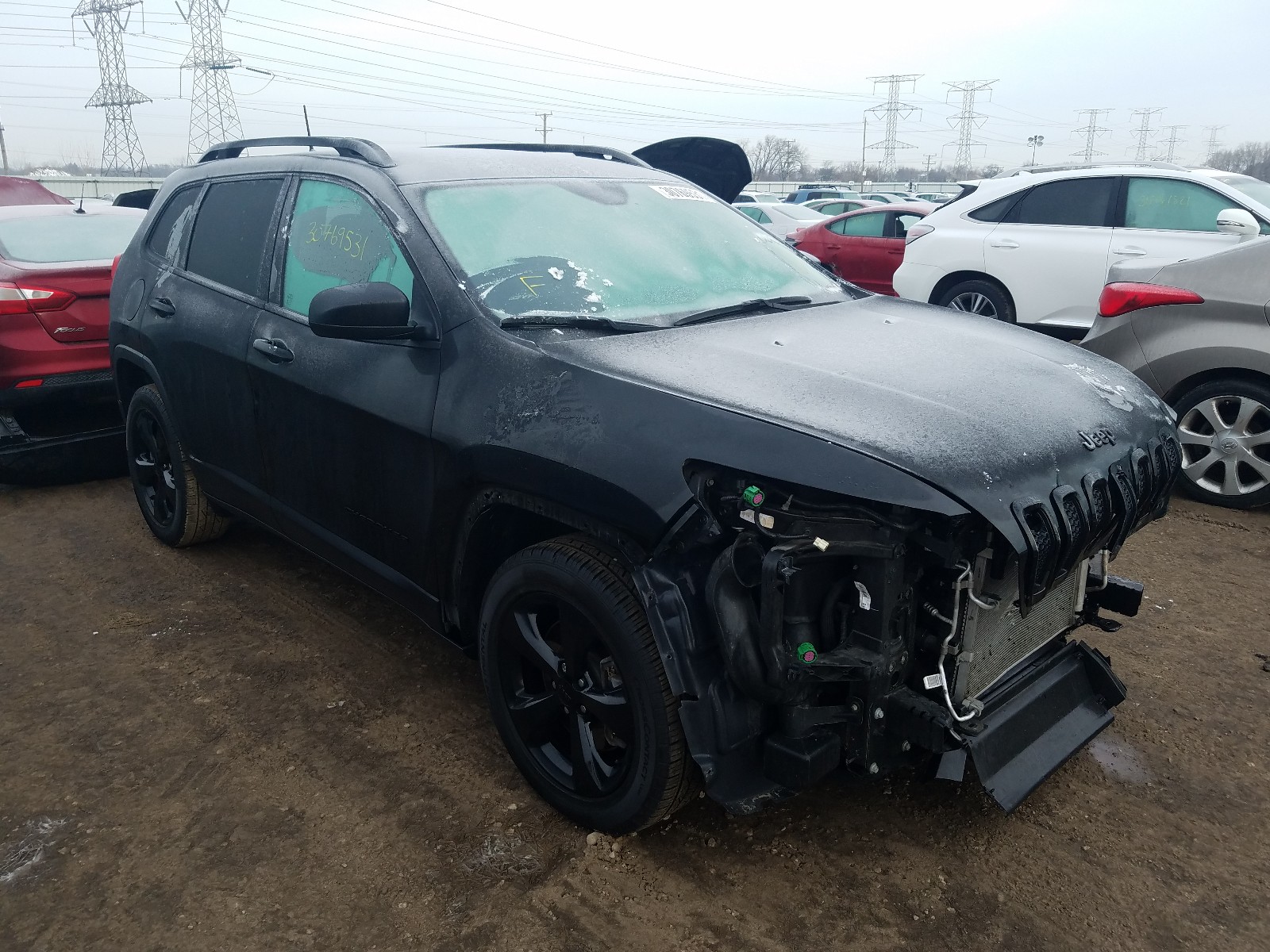 jeep cherokee s 2017 1c4pjlas4hw610330