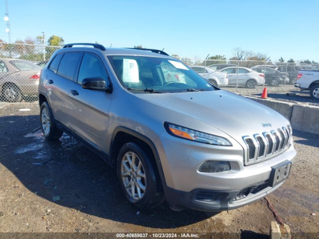 jeep cherokee 2016 1c4pjlas6gw234504