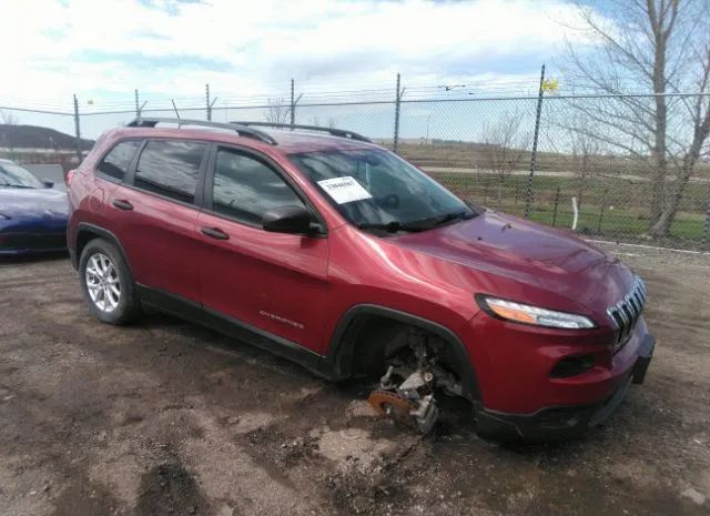 jeep cherokee 2016 1c4pjmab4gw170825